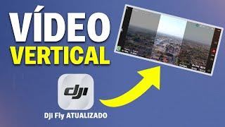 Como Gravar VÍDEO na VERTICAL Com DJI MINI SE (MINI, MINI 2 e MINI 2 SE) NOVA ATUALIZAÇÃO DJI FLY