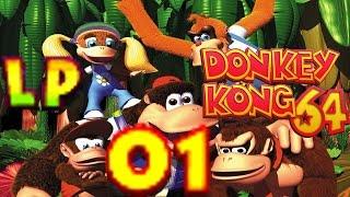 Let´s Play | Donkey Kong 64 | Folge #01 | DK startet durch und räumt in Level 1 auf