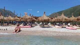 Borsh beach in Albania