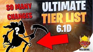 WILD RIFT | Ultimate Tier List Patch 6.1D | SO MANY CHANGES!