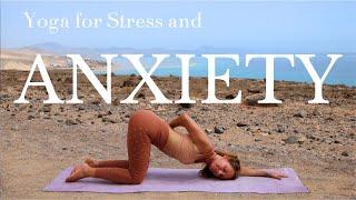 Yoga Exercises To Combat Stress And Anxiety | 15 Minute Yoga for Beginners