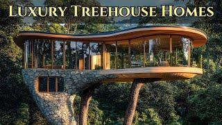 Ultimate Luxury Treehouse Homes Stunning Views & High End Interiors