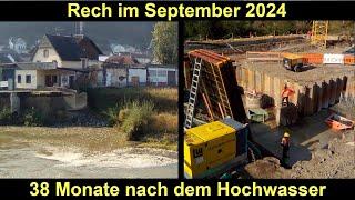 Ahrtal im September 2024 - Bilder des Ahrufers in Rech