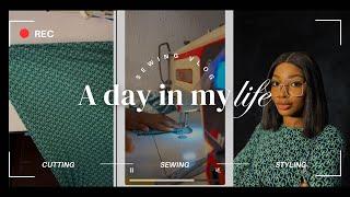 A Day In The Life Of A Fashion Designer | Sewing Vlog.