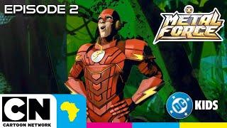 The Flash vs Gorilla Grodd! | DC Metal Force | FULL EPISODE 2 | Cartoon Network Africa