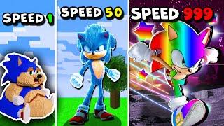 Upgrading SONIC Into FASTEST EVER In Minecraft!