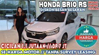 NYESEL BAYAR MAHAL ‼️ HONDA BRIO 2025 CICILAN 1.1 JUTAAN MOBIL BARU SE-HARGA MOBIL BEKAS