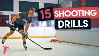 15 HOCKEY SHOOTING DRILLS (PERFECT FOR AT HOME) 