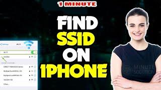 How to find ssid on iphone 2024 | ssid on iphone hotspot