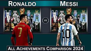 Messi vs Ronaldo All Trophies and Awards Comparison