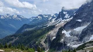 Two Minutes of Stunning Views Over Mt. Slesse from Crossover Pass