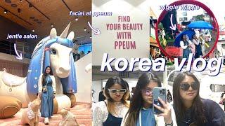 a day in gangnam  korea vlog | facial at ppeum, wiggle wiggle, london bagel museum & more!