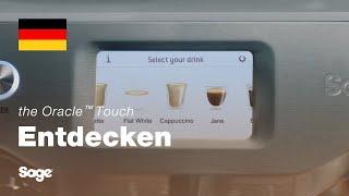 The Oracle™ Touch | Die nächste Generation automatischer Espressomaschinen | Sage Appliances DE