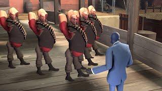 Heavy mains approaching the last blu spy [SFM]