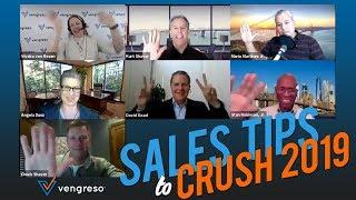 8 Sales Tips to Crush Your Sales Goal from Vengreso’s Leadership Team