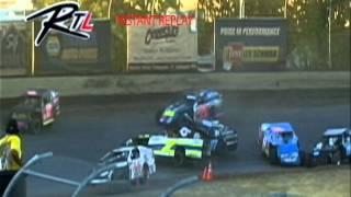 Racetracks Live at Willamette Speedway Live Replay Dustin Cady Roll Over