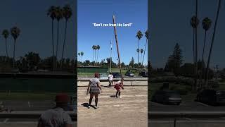 Don’t run! #highlandgames #dontrunfromthelord #cabertoss