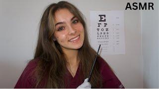 ASMR eye doctor exam!