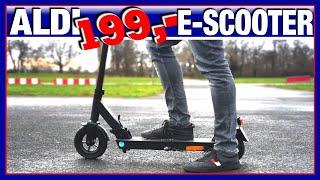 ALDI -199€- REVIEW - günstigster E-SCOOTER mit Zulassung! Maginon Escooter Street One - TEST!