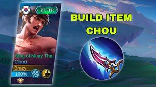 CHOU BUILD ITEM FREESTYLE GAMEPLAY MLBB