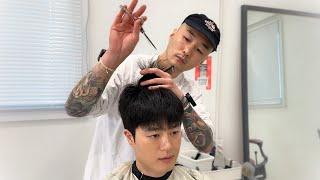 ASMR Unbelievable Haircut Performance with Thinning Scissors | tingling sound ️