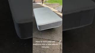 How to repair a sagging mattress, fix a dip & turn an old mattress into a new one. Easy & Affordable