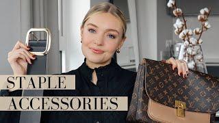 STAPLE SPRING ACCESSORIES | CAPSULE WARDROBE FOR BAGS, JEWELLERY, SUNGLASSES