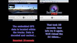 Dashcam Viewer GPS Data Caching Demonstration