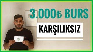 3.000₺ KARŞILIKSIZ BURS -TÜRKMEN BİLİM VE SANAT VAKFI BURSU (GERİ ÖDEMESİZ BURSU)BURS VEREN KURUMLAR