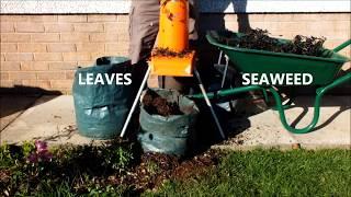 HGV How to make the Smallest Compost Pile in the World start to finish.  Seaweed fertilizer