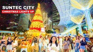 Suntec City Christmas Lights Up | Christmas In Singapore ️