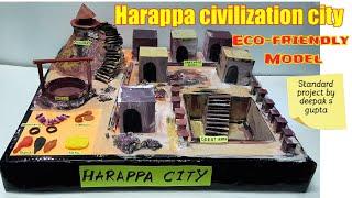 harappan civilization city model eco-friendly #harappacivilizationmodel #harappancivilization