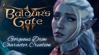 Baldur's Gate 3 | Gorgeous Drow Character Creation (Requested) | PS5