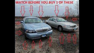 Lincoln Town Car Guy Presents: Watch This BEFORE Buying Lincoln Town Car / Mercury / Ford Platform