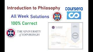 Introduction to Philosophy Quiz Answers | All Week | The University of Edinburgh #freecertificat