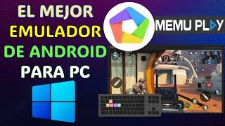 ▶️ Cómo DESCARGAR MEMU PLAY para PC 2024ULTIMA VERSIÓN El MEJOR EMULADOR de Android para PC