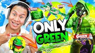 Free Fir But Everything Green Challenge in Solo Vs Squad Tonde Gamer