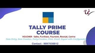 Part 1 TALLYPRIME BASIC TRAINING