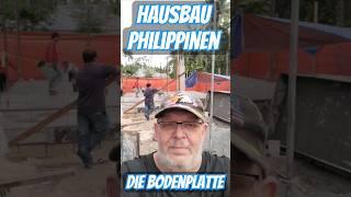 Hausbau Philippinen, Bodenplatte fertig gegossen. #philippinen #hausbau #bohol #philippinevlogger