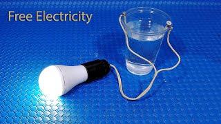 How to generate free electricity from water 100% Real (Free Energy) | Simple Tips