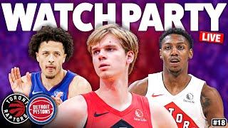 Raptors vs Pistons LIVE Watch Along | Can Toronto Get Their First Road Win? 