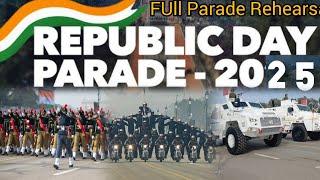 Republic Day Parade Rehearsal 2025. Full Parade Rehearsal #republicday2025 #rdc2025 #kartavyapath