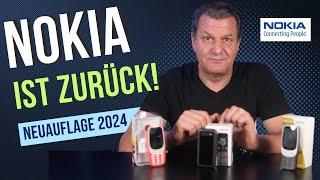 Nokia ist zurück! Neuauflage 2024! Das neue Nokia 3210, Nokia 3310 und Nokia 2660 im Vergleich !