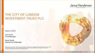 CITY OF LONDON INVESTMENT TRUST PLC - Investor Update