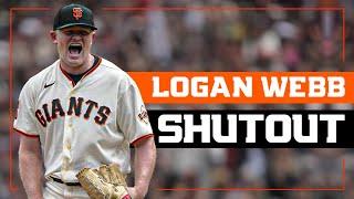 Logan Webb's Shutout Performance | Complete Game vs Colorado Rockies | July 9th, 2023