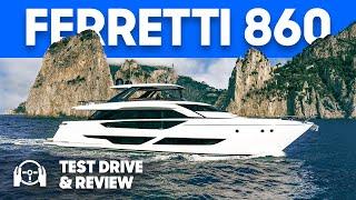 Cinema Room or Extra Cabin? | Ferretti 860 Test Drive, Tour & Review | YachtBuyer