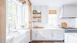 25 COCINAS estilo RÚSTICAS MODERNAS y FARMHOUSE decor en BLANCO Y MADERA | Decoración de Interiores