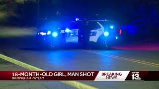 Toddler and man shot in possible shoot-out in Wylam