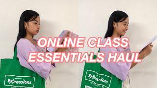 ONLINE CLASS ESSENTIALS HAUL (ft. Expressions) + SHOUTOUT