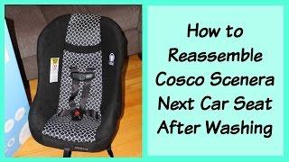 How To Adjust Straps Or Reassemble Cosco Scenera Next Car Seat